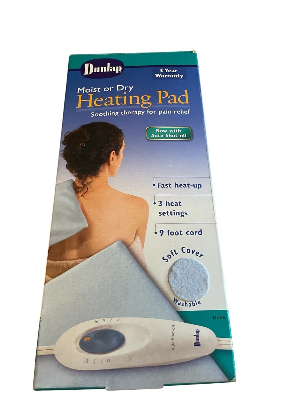 Dunlap Soothing Heat Therapy Pad - Light Blue. Brand new. Auto shut off. 12X14.
